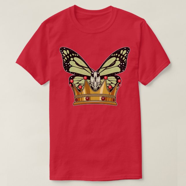 Butterfly Crown T-Shirt (Design Front)