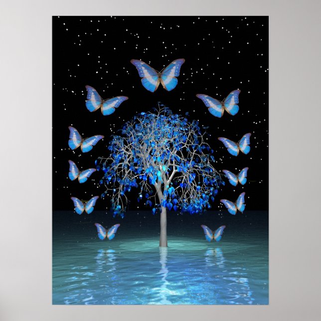 Butterfly Crystal Tree Poster (Front)