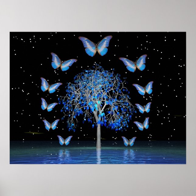 Butterfly Crystal Tree Poster (Front)