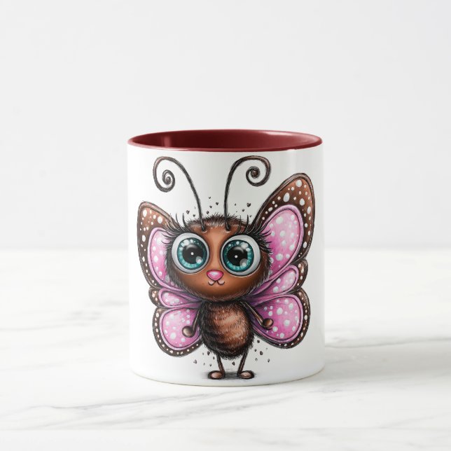 Butterfly cutie coffee mug (Center)