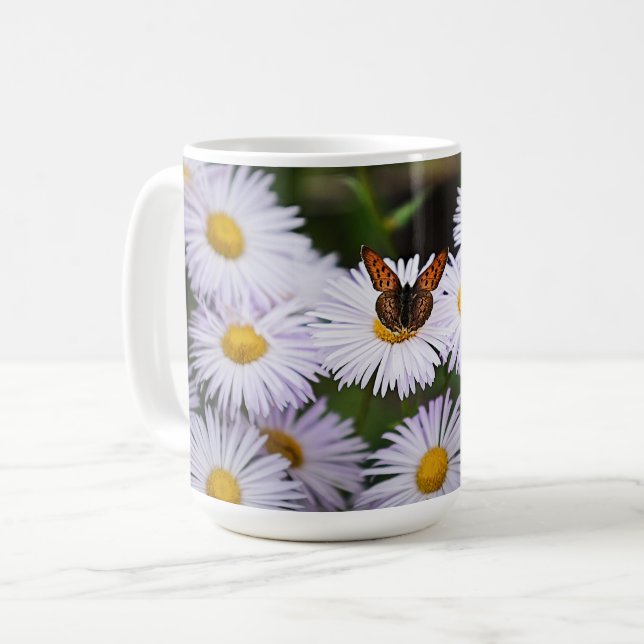 Butterfly Daisy  Mug (Front Left)