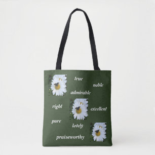 Butterfly Daisy Tote