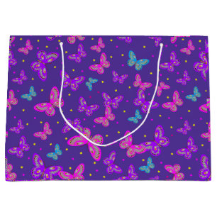 Butterfly dance large gift bag