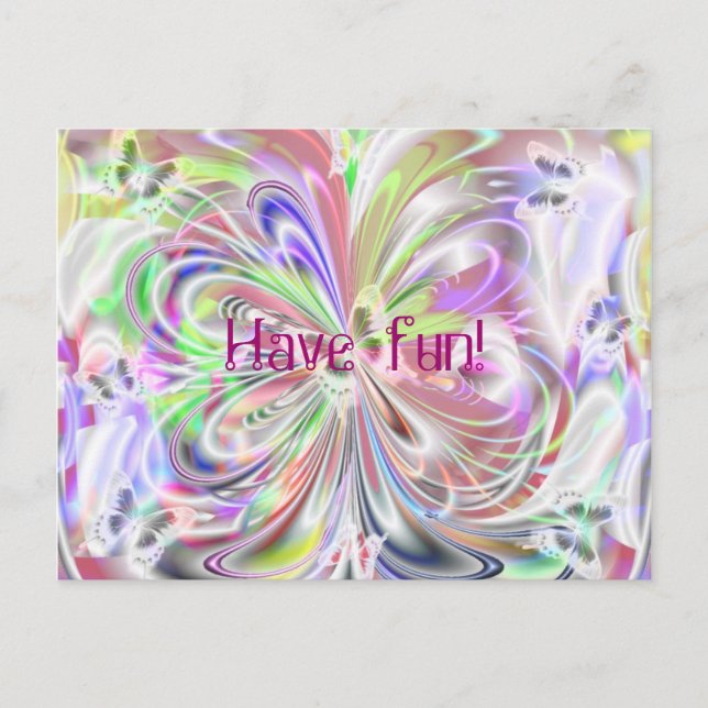 Butterfly dance postcard (Front)