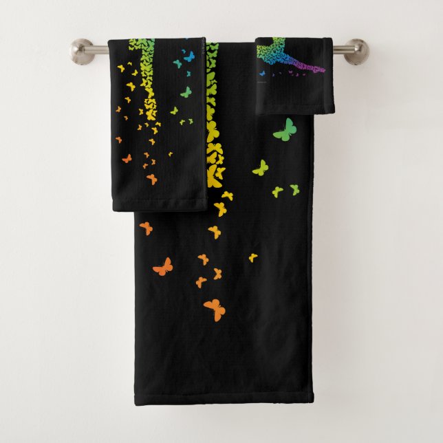 Butterfly Dancer Bath Towel Set (Insitu)