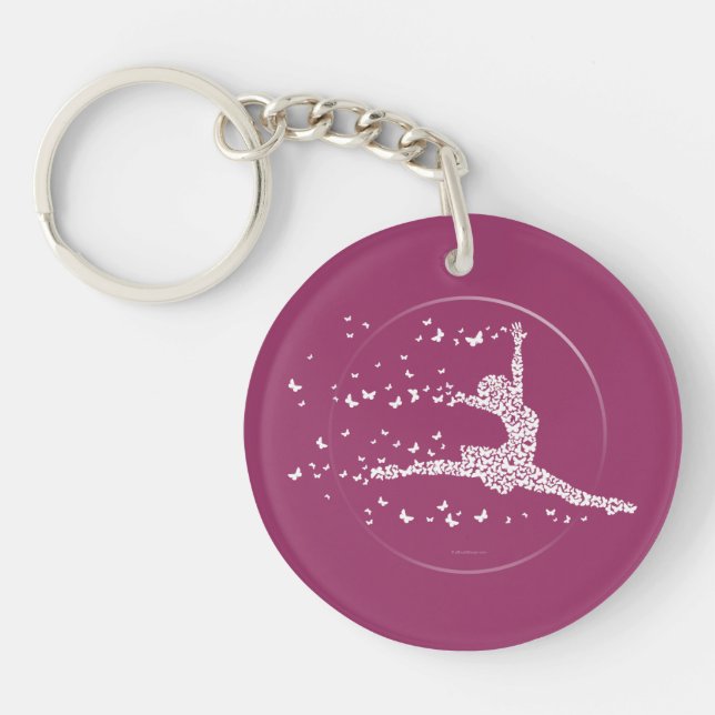 Butterfly Dancer Key Ring (Front)