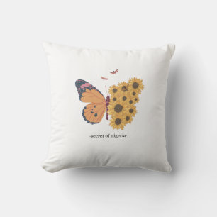 Butterfly Decorative Pillow – Nature Inspired Cush
