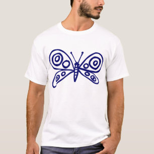 Butterfly - Deep Navy Blue T-Shirt