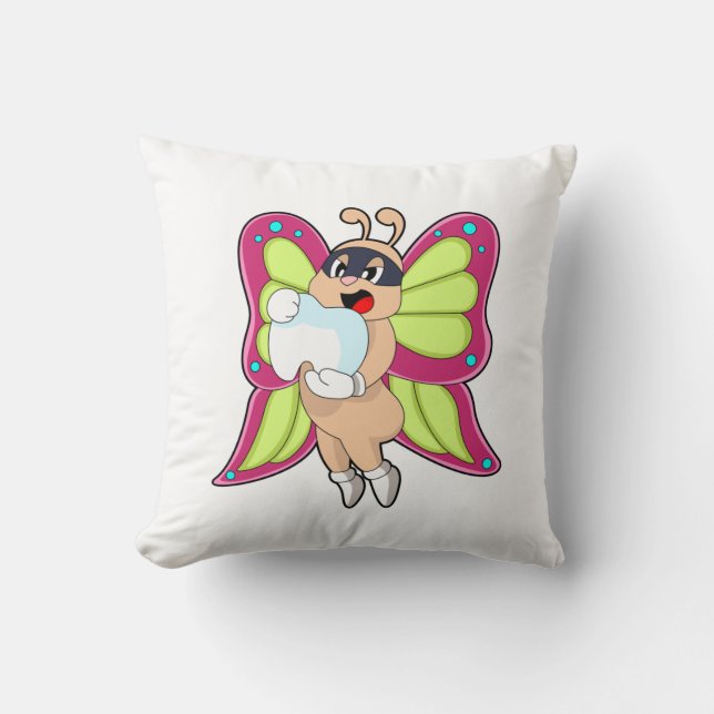 Butterfly Dentist Teeth Cushion (Front)