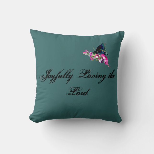Butterfly Design 3 -Southern Living- Joyfully Cushion (Front)