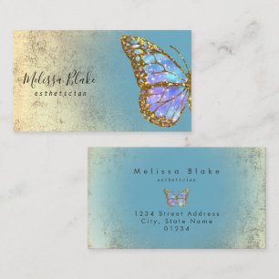 butterfly design business card
