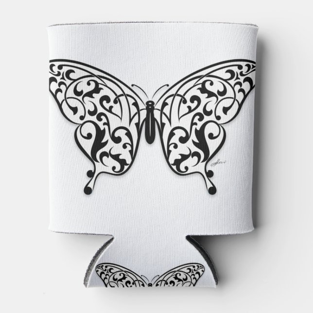 Butterfly_Design Can Cooler (Front)