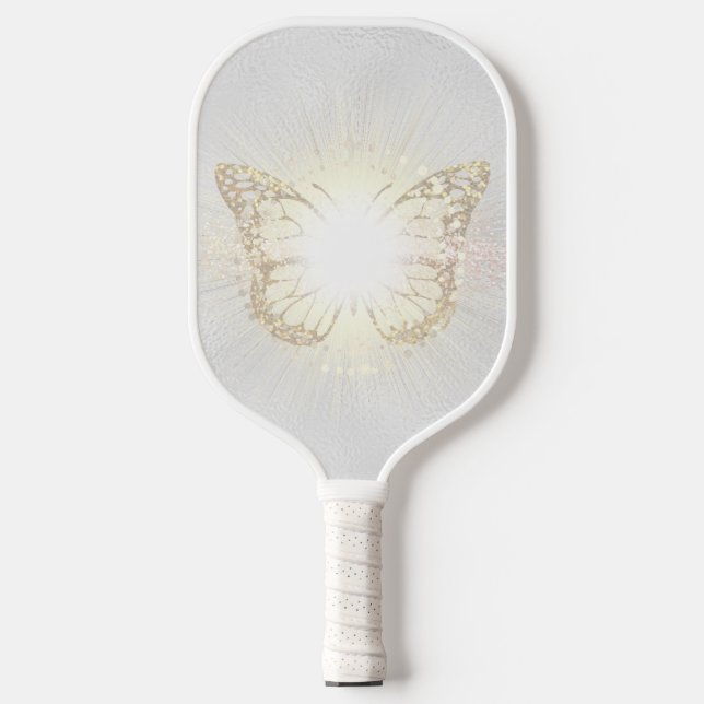butterfly design pickleball paddle (Front)
