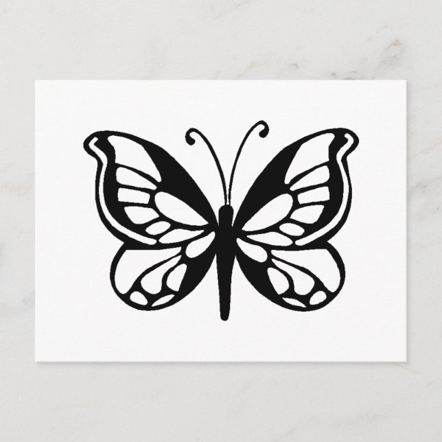 butterfly design postcard (Front)