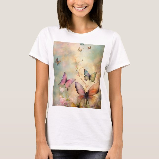 Butterfly Design T shirt (Front)