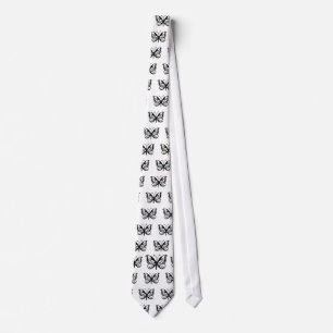 butterfly design tie