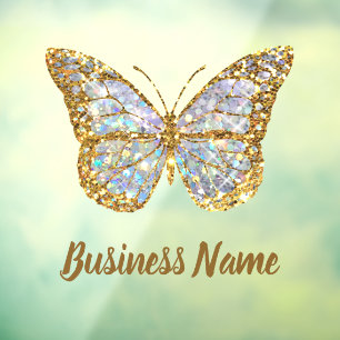 Butterfly design window cling