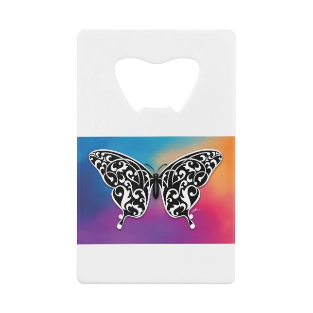 Butterfly Design with Sunset Colours (Front)