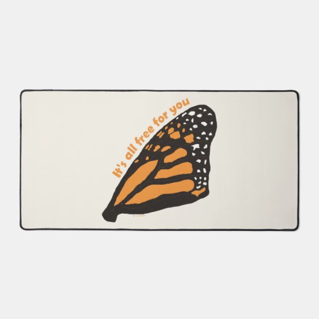 Butterfly Desk Mat (Front)