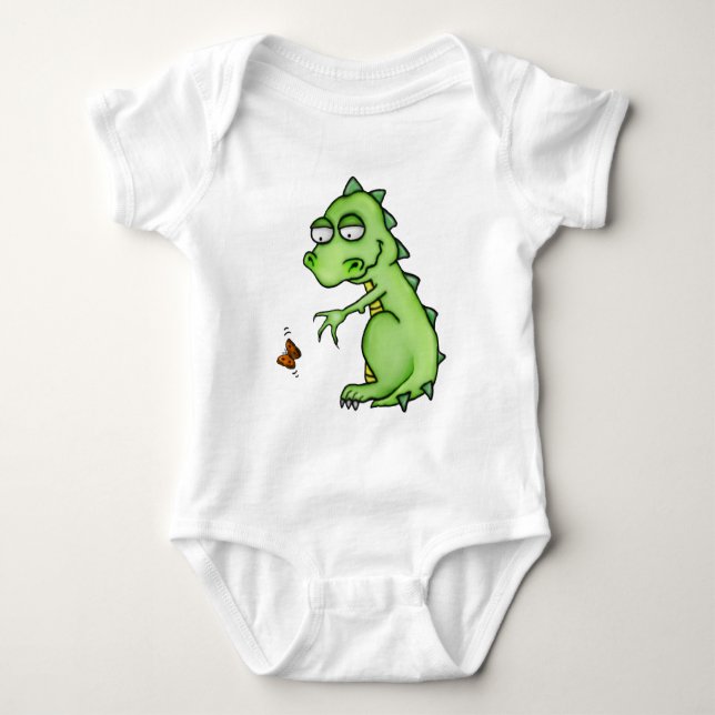 Butterfly Dragon Baby Bodysuit (Front)