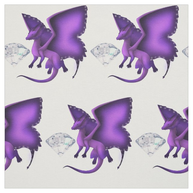 Butterfly Dragon Diamond Fabric (Swatch)