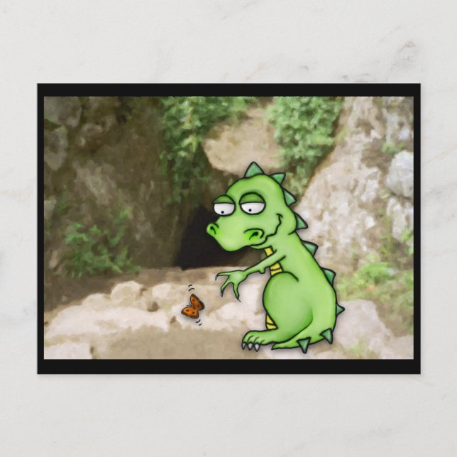 Butterfly Dragon Postcard (Front)