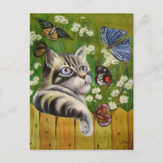 butterfly dream postcard