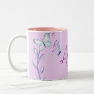 Butterfly Dream  Two-Tone Coffee Mug