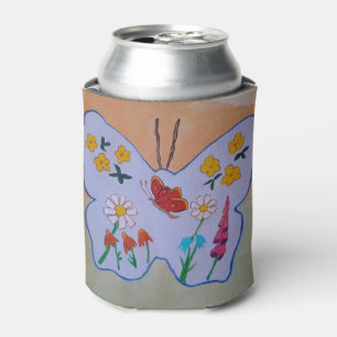 Butterfly Dreaming Can Cooler