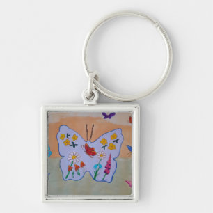 Butterfly Dreaming Key Ring