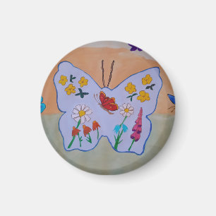 Butterfly Dreaming Magnet