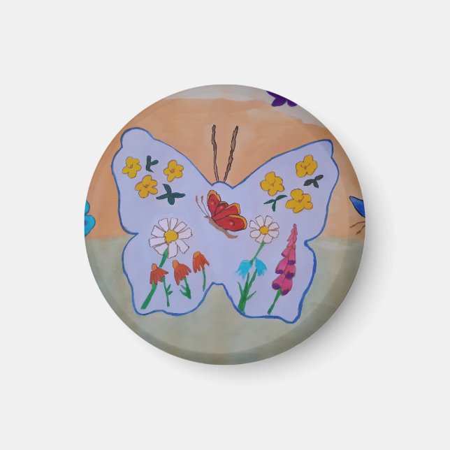Butterfly Dreaming Magnet (Front)