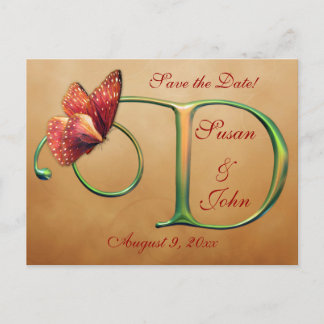Butterfly Dreams Announcement Postcard