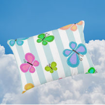Butterfly Dreams Blue Stripe