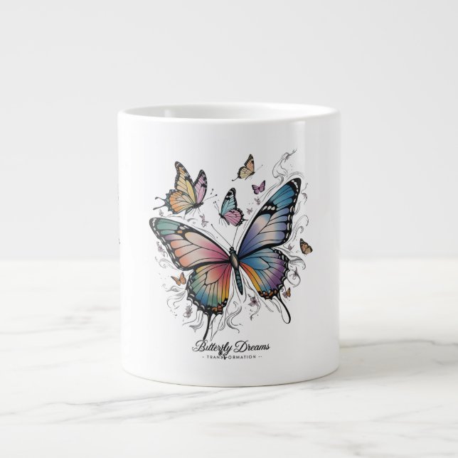 Butterfly Dreams Jumbo Mug – Transformation  (Front)