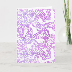 Butterfly Dreams (Lavender) Blank Card
