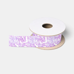 Butterfly Dreams (Lavender) Satin Ribbon