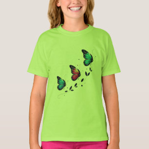 Butterfly Dreams Pastel Wings A Gentle Ascent Floa T-Shirt