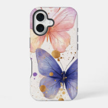 Butterfly Dreamscape – Soft Watercolor Phone Case
