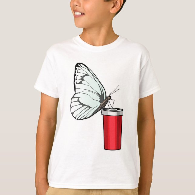 Butterfly Drinking mug T-Shirt (Front)