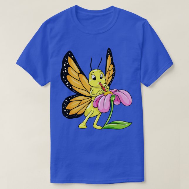 Butterfly drinks Nectar T-Shirt (Design Front)
