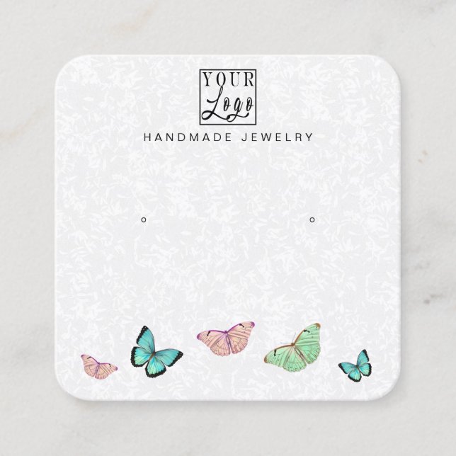 Butterfly Earring Product Display Card (Front)