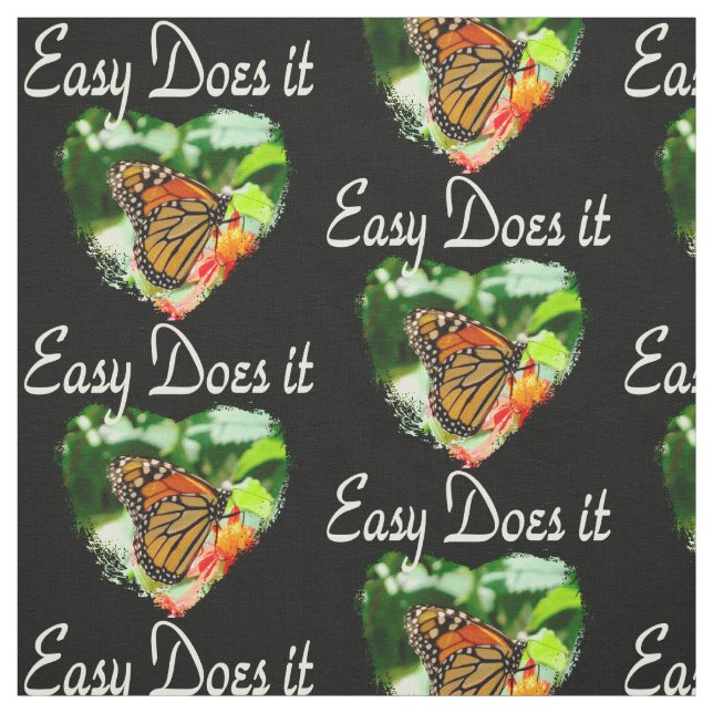 BUTTERFLY EASY DOES IT PHOTO FABRIC (Swatch)