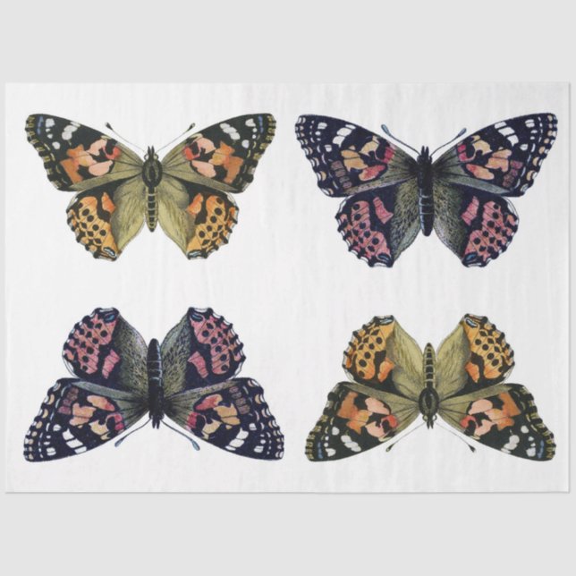 Butterfly Element Decoupage Paper (Front)