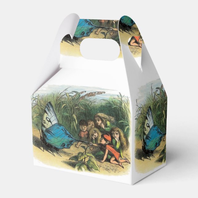 Butterfly Elf Artwork Cute Elves Butterflies Favour Box (Front Side)