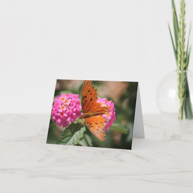 Butterfly encouragement card (Front)