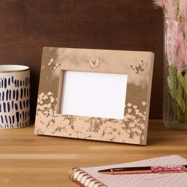 Butterfly engraved frames (Left)