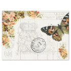 butterfly Ephemera Decoupage Tissue