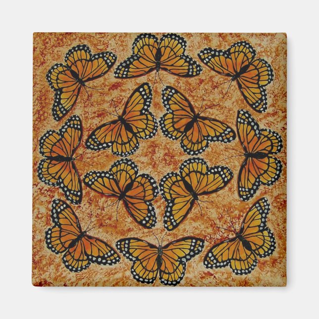 Butterfly Explosion Magnet (Front)