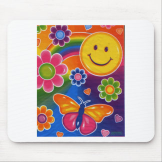 Butterfly Face Mouse Mat